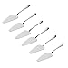 Harrahs XMYZ 6-Piece Stainless Steel Pie Server Cake Holder Handle Spatula Slotted Pizza Cut Turner Professional Shovel Server