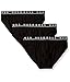 BOSS Men's 3-Pack Classic Regular Fit Stretch Briefs, Black, Large