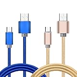 2pcs Pack USB Type C to USB A Data Sync Cord Charging Cable for Samsung Galaxy S8/S8 Plus,Nexus 5X/6P,Huawei Mate 9,ChromeBook Pixel and More