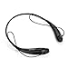 GRDE Wireless Stereo Bluetooth Neckband Hands-Free Headsets Headphones for Smartphones & Tablets - Black