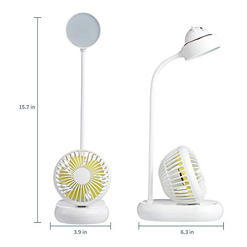 Splelife Desk Lamp Fan Combination has 3 Different Wind Speed and