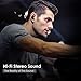 HolyHigh Wireless Earbuds Bluetooth 5.0 Headphones Hi-Fi Stereo Sound Earphones with Lightweight Portable Charging Case Built-in Mic for iOS, Android (Black)