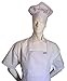 Chefskin Chef Set 1 Apron + HAT Adult White Fits Most Lite