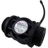 DIGITEN G1" Water Flow Hall Effect Sensor Switch Flow Meter Flowmeter Counter 1-60L/min