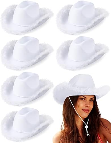 Amazon.com: Unittype 12 Pcs Women Cowgirl Cowboy Hats  display picture 1