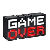 Game Over 8-Bit Pixel Light, Color Changing and