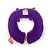 Trunki Kid’s Travel Neck Pillow with Magnetic Child’s Chin Support - Yondi Small Ollie Owl (Purple)