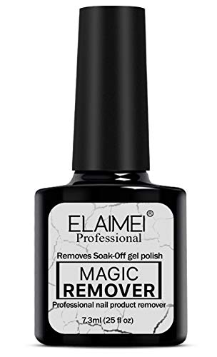 Magic Nail Polish Remover - Gel Nail Polish Remover In a Fast Way, Professional Gel Polish Remover Quick and Easy Removes without Hurting Your Nails