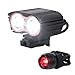 victagen Bike Light,Bicycle Front & Tail Light,Super Bright 2400 Lumens,Rechargeable Bike Headlight Waterproof LED Front & Rear Light, Easy to Mount Fits Mountain Road Bike Kids Men Cycling Commuter primary