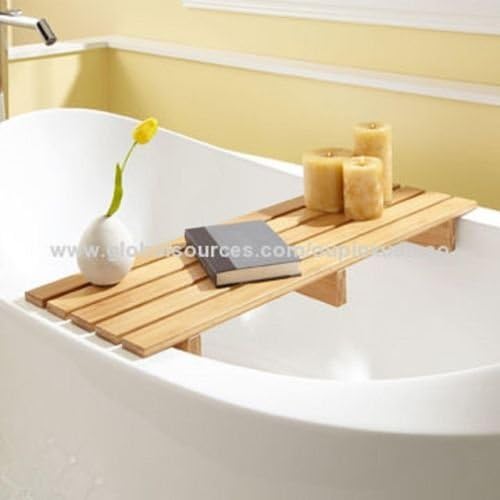 70 cms Natual bamboo bathtub caddy,Bath Bridge Tidy Tub Tray,magazine,laptop set