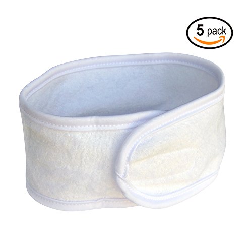 Appearus 5 count stretchable spa headband 3.25" wi…