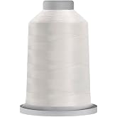 Glide Thread Trilobal Polyester No. 40-5000 Meter Spool - 10000 White