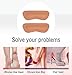 Leather Heel Grips Liner,Non Slip Inserts for Men Women Shoes Too Big,Shoe Filler Improved Shoe Fit and Comfort,Prevent Blisters (Khaki, Thciker)