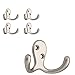 Franklin Brass FBDPRH5-MN-C Double Prong Robe Hook, 5-Pack, Matte Nickel, 5 Count primary