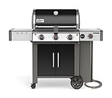 Weber 61014001 Genesis II LX E-340 Liquid Propane Grill, Black, Three-Burner,