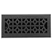 Accord AMFRPWM410 Floor Register with Marquis Design, 4-Inch x 10-Inch(Duct Opening Measurements), Cast Iron Pewter