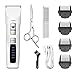 Bousnic Dog Clippers 2-Speed Cordless Pet Hair Grooming Clippers Kit - Professional Rechargeable for Small Medium Large Dogs Cats and Other Pets