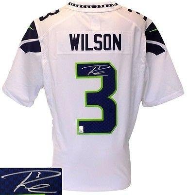 russell wilson autographed jersey
