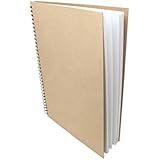 Artway Enviro - Spiral Bound 11.7 x 16.5in (A3) Sketchbook - 100% Recycled Cartridge Paper - Hardboard Cover - 170gsm/105lb 35 pages - A3 Portrait