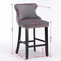 DKLGG Counter Height Bar Stools Set of