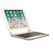Brydge 9.7 iPad Keyboard | Aluminum Bluetooth Keyboard for 9.7-inch iPad 6th Generation (2018) | (Gold)
