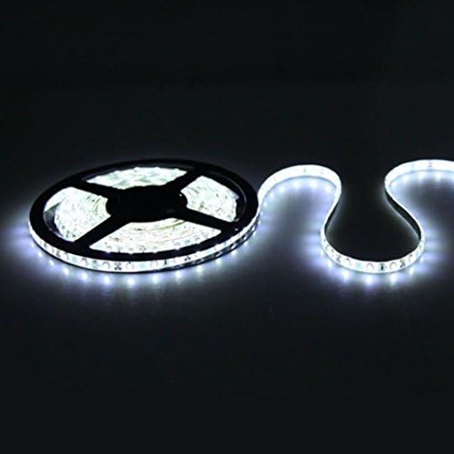 Quaant LED Light,led Strip Light 5630 5730 Waterproof ip65 dc 12v 300led 5m White Warm White 3000k 6500k red Green Blue Flexible led Tape Rope (Black)