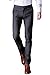 FLY HAWK Mens Business Casual Dress Pants Stretchy Straight Leg Dress Trousers Grey Slacks US Size 31