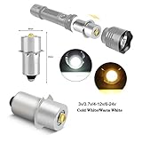LED Upgrade Flashlight Bulbs P13.5S PR2 3W DC3v