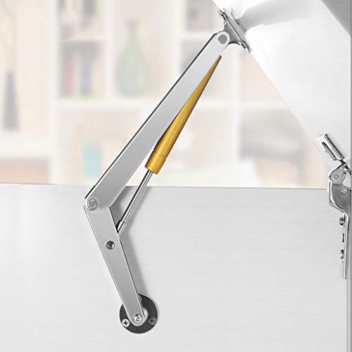 Pack of 2 Pneumatic Lid Lifters (200N/44lb), Heavy Duty Gas Springs Lid