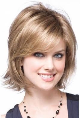 Magic Wig World Stylish Blonde Fashion Bottom curly Natural Short wig