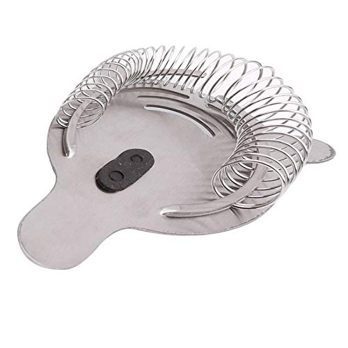 Set Cocktail - Bar Strainer Steel Stainless Cocktail Wire Shaker Drink Set Ice Piece Filter - Handle Strainers Fine Mesh Strainers Cocktail Flower Theme Party Shaker Stainless Steel Strain - Thumbnail 2