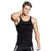 HOTER Mens Body Shaper Slimming Vest, Men's Compression Base Layer Slim Compression Muscle Tank Shapewear