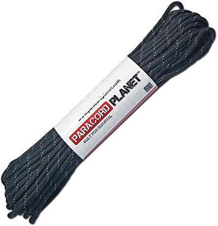ATWOOD ROPES50 Ft 550 Reflective Paracord 7-Strand-Multiple Colors