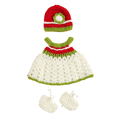 Zhuhaitf Fashion Baby Boy Girl Crochet Knit Costume Photo Prop Outfit 2239