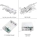 Amazlab LED Photo Clip String Lights, T2C Christmas Wedding Party Decorative Lights, Hanging Fairy Lights, 16 Photo Clips with Battery Powered, Warm White (Battery)