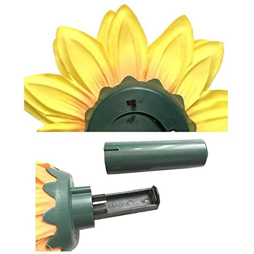 VT BigHome Solar Toy Sunflower With Butterfly Dancing Solar Battery On Garden Plugs Garden Lawn Pot Bed Decoration Ornament Color Random - Thumbnail 3