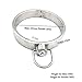 BDSM Metal Bondage Toys Collar to Handcuffs Sexy Slave Fetish Harness Restraint Kit, Alternative Toys for Adults/Unisex – Press Lock,Malethumb 3