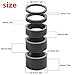Andux 5Pcs 1 1/8 inch Bicycle Headset Carbon Fiber Washer Set Bike Headset Stem Spacers Kit for Bike Fix Refit 3mm 5mm 10mm 15mm 20mmthumb 1