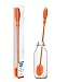 Silicone Bottle Cleaning Brush for Glass Water Bottle, Thermos, Wine Glass, Baby Bottles, Glass Jugs & More - Flexible & Ergonomic 12
