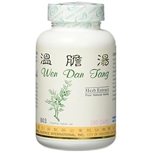 Warm Soother Dietary Supplement 500mg 100 Capsules (Wen Dan Tang) B03 100% Natural Herbs