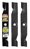 Maxpower 561735B 3-Blade Set for 48" Cut Poulan/Husqvarna/Craftsman
