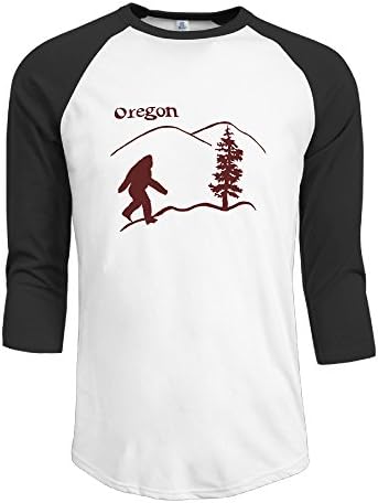 Oregon Bigfoot Sasquatch Great Gift Idea Logo Print Man Baseball Jerseys Treasures Printed Plain Raglan T Shirt 3/4 Sleeve