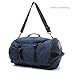 Men's Canvas Backpack Travel Duffel Backpack Bag Large School Bookbag 3-In-1 (Blue-1)