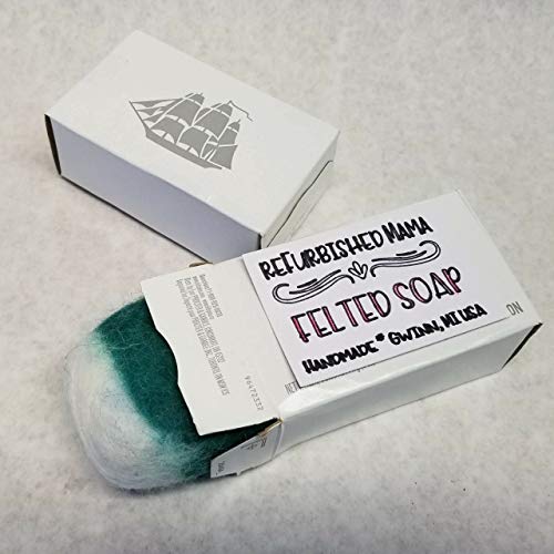 Old Spice Swagger - Hand Felted Soap Bar - Thumbnail 4