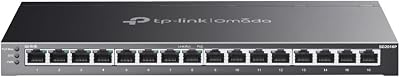 TP-Link Omada SG2016P 16 Port Gigabit PoE+ Smart Switch 8 PoE 120W Cloud