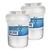 Tier1 Refrigerator Water Filter 2-pk | Replacement for GE SmartWater MWFP, MWFA, GWF, GWFA, HWF, Kenmore 9991, 46-9991, 469991, WSG-1, WFC1201, Fridge Filter