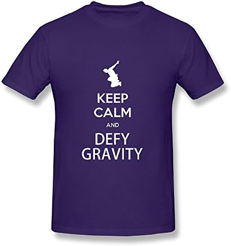 Men's T-shirt Keep Calm Parhour Size 3X Purple