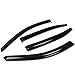 Auto Dynasty Compatible with Honda Accord CP2 4-Door 4pcs Tape-On Window Visor Deflector Rain Guard