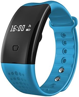 Renttos Waterproof Bluetooth Smart Bracelet Wristband Pedometer Blood Pressure Blood Oxygen Heart Rate Sleep Monitor Fitness Tracker Sports Bracelet APP Control for iPhone and Android Smartphones