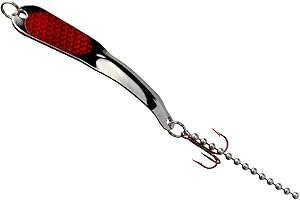 IRON DECOY Steely Fishing Lure Spoon, Casting, Trolling, Jigging, Ice, Lake, River, Stream, Freshwater, Trout, Bass, Walleye, Salmon, Crappie, Pike